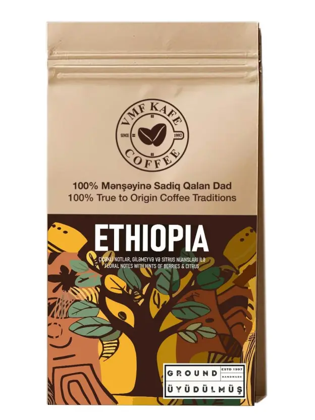 VMF Cafe Ethiopia Premium, Ground, 1000 g
