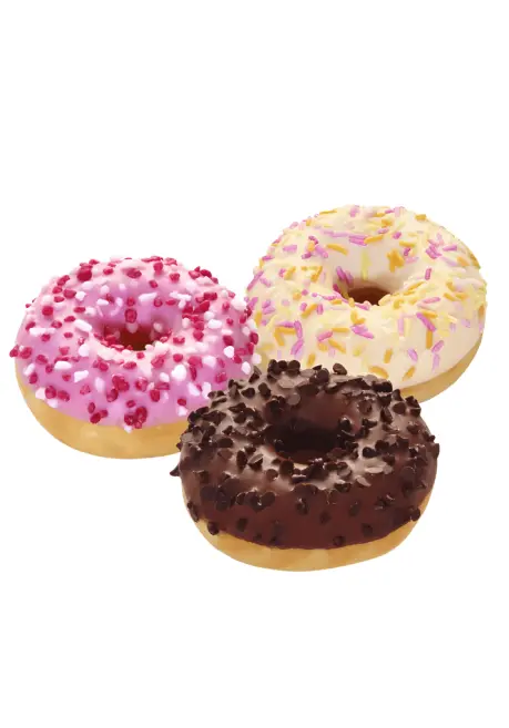 56883 | Mini donut, 3 pcs | Vandemoortele