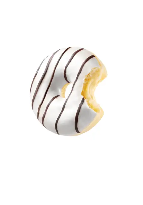 45040 | Vanilla filled donut | Vandemoortele