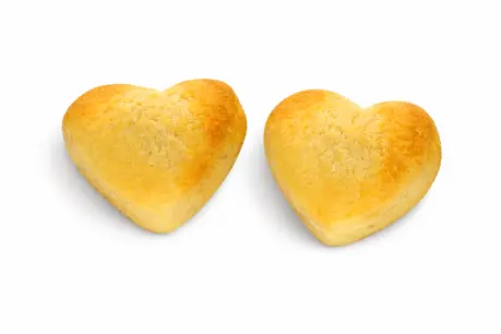 Heart shortbread | Large white | VMF Kafe