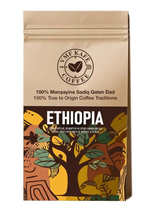 Roasted coffee | Efiopia 1000 gr. | VMF Kafe