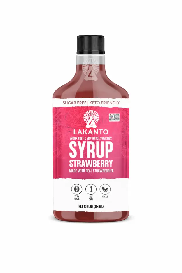 Syrup | Sugar-Free Strawberry Syrup | Lakanto